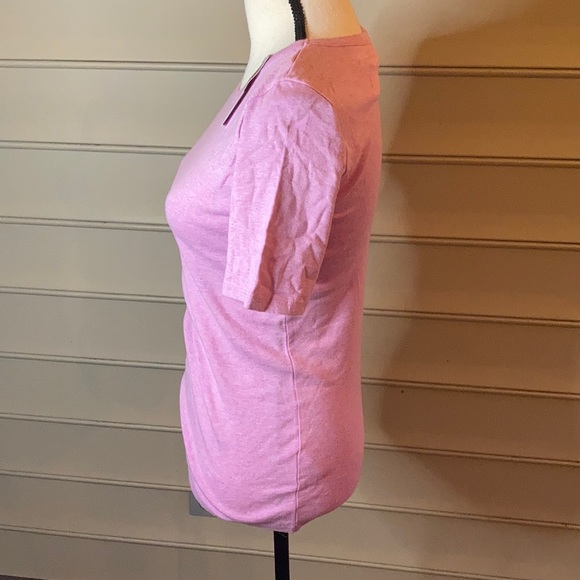 NWT J Crew Perfect Fit Pink T Shirt Magenta Cotton - Picture 3 of 6